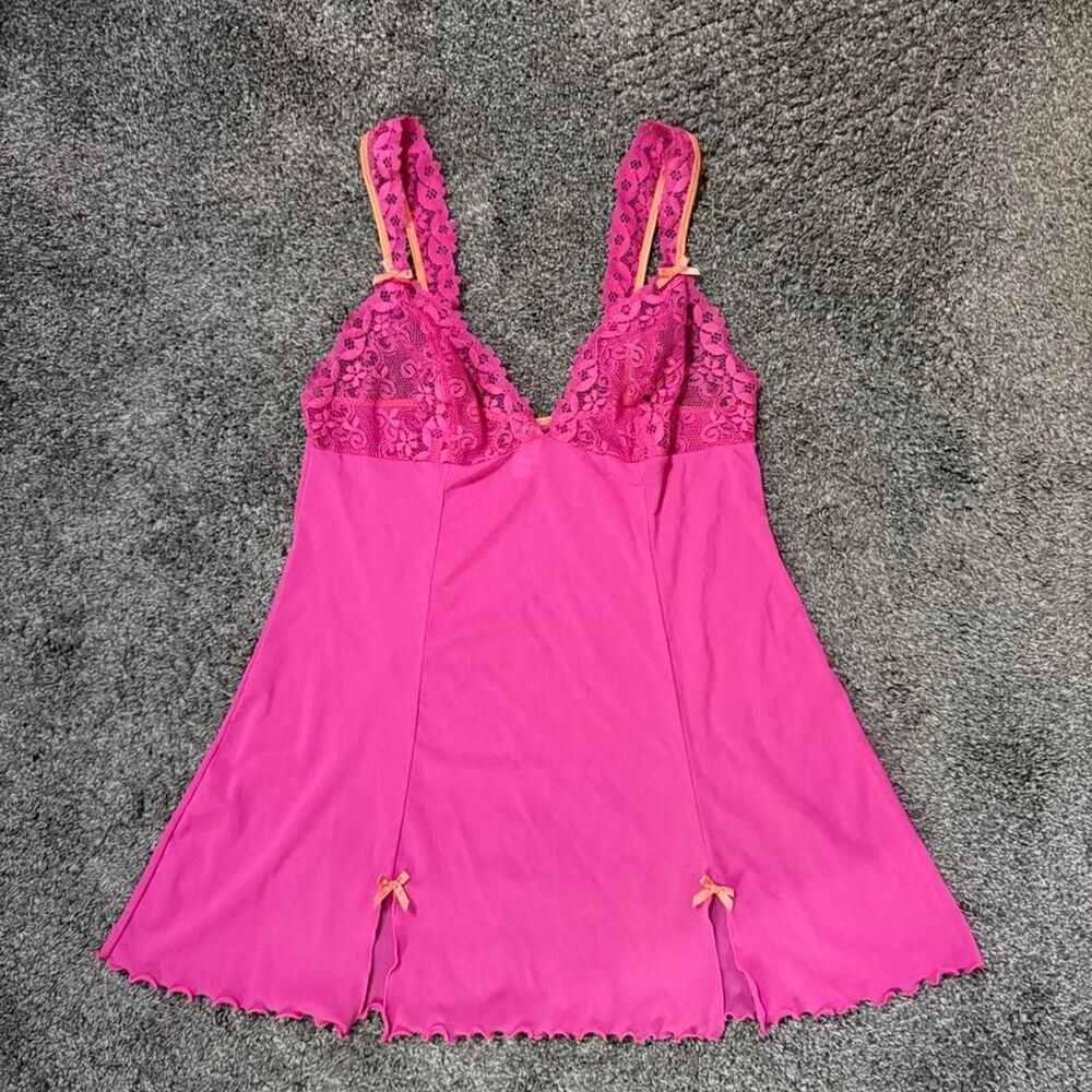 Frederick-s-of-hollywood Women's Pink and Orange Dress